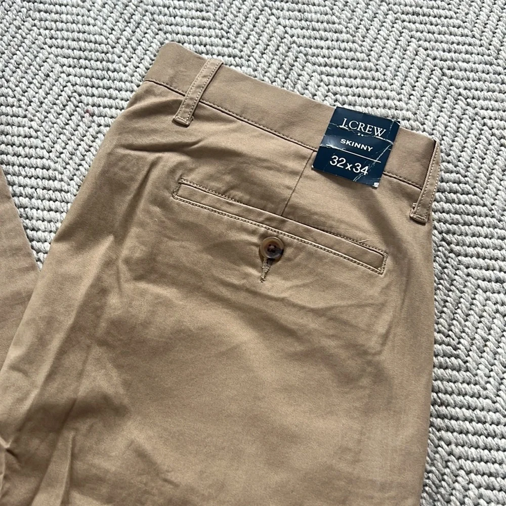 J. Crew chino flex pants NWT